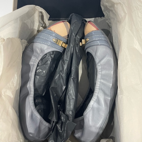 Burberry Haymarket Ballerina Flats - Picture 3 of 10